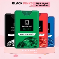 Nước hoa nam bỏ túi Romano Classic/Attitude/Force/Gentleman 18ml