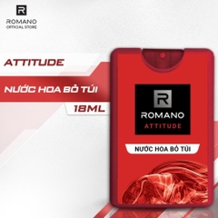 Nước hoa nam bỏ túi Romano Classic/Attitude/Force/Gentleman 18ml