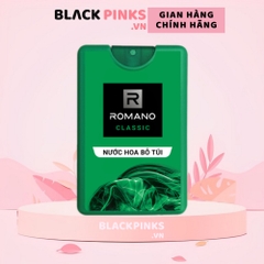 Nước hoa nam bỏ túi Romano Classic/Attitude/Force/Gentleman 18ml