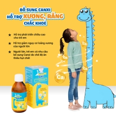 Siro Herbland Healthza BoneDK Calci hỗ trợ phát triển xương và răng 180ml (từ 1 tuổi)