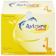 Siro Avisure Calkid hỗ trợ phát triển chiều cao 30 ống cho bé từ 2 tuổi