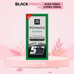 Dây 14 gói 5g dầu gội sạch gàu hương nước hoa Romano Classic/Force