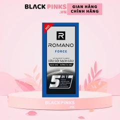 Dây 14 gói 5g dầu gội sạch gàu hương nước hoa Romano Classic/Force