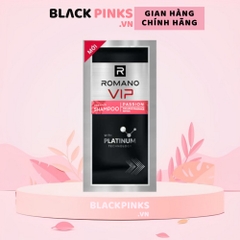 Dây 14 gói 5g dầu gội hương nước hoa cao cấp Romano VIP Vision/Passion