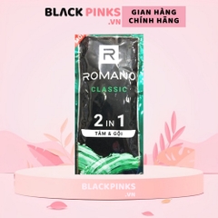 Dây 14 gói 7g tắm gội 2in1 hương nước hoa Romano Classic