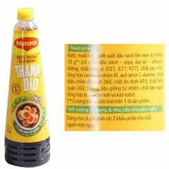 Nước tương đậu nành Maggi thanh dịu chai 200ml/300ml/450ml/700ml
