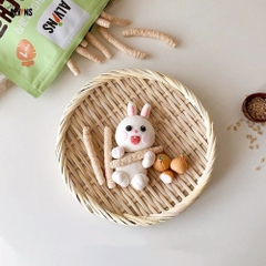 Bánh gạo lứt ăn dặm hữu cơ cho bé vị hành tây Alvins 25g