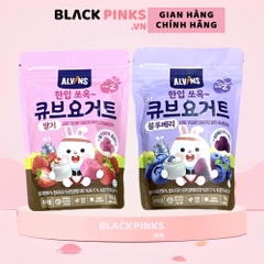 Sữa chua khô sấy lạnh cho bé vị việt quất/vị dâu Alvins 16g dành cho bé từ 1 tuổi