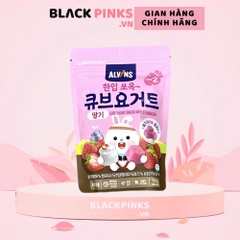 Sữa chua khô sấy lạnh cho bé vị việt quất/vị dâu Alvins 16g dành cho bé từ 1 tuổi