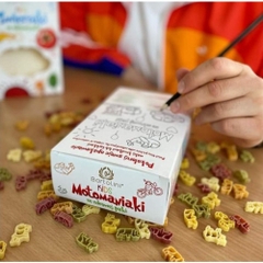 Mì nui rau củ hữu cơ cho bé hình động vật Bartolini 250g dành cho bé từ 10 tháng tuổi