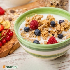 Ngũ cốc giòn trái cây hữu cơ Markal 375g