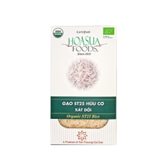 Gạo trắng xát dối hữu cơ ST25 Hoa Sữa 1kg