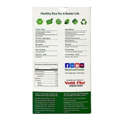 Gạo tấm trắng hữu cơ Jasmine Hoa Sữa 1kg