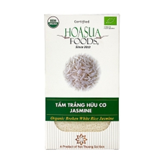 Gạo tấm trắng hữu cơ Jasmine Hoa Sữa 1kg