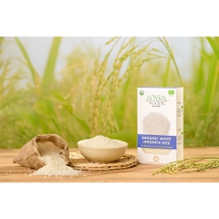 Gạo trắng hữu cơ Japonica Hoa Sữa 1kg
