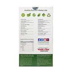 Gạo trắng hữu cơ Jasmine Hoa Sữa 1kg