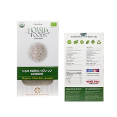 Gạo trắng hữu cơ Jasmine Hoa Sữa 1kg