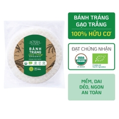 Bánh tráng gạo trắng/lứt hữu cơ Hoa Sữa 200g