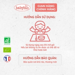 Sữa chua dừa/yến mạch hữu cơ cho bé nhiều vị Babybio 85g dành cho bé từ 6 tháng tuổi trở lên
