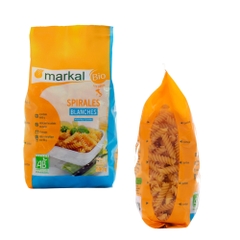 Mì xoắn trắng hữu cơ Markal 500g