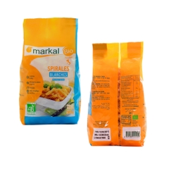 Mì xoắn trắng hữu cơ Markal 500g