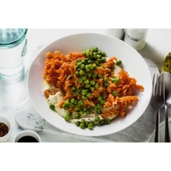 Mì nui xoắn hữu cơ đậu Hà Lan/đậu lăng đỏ cam Bartolini 250g