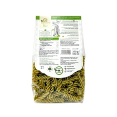 Mì nui xoắn hữu cơ đậu Hà Lan/đậu lăng đỏ cam Bartolini 250g