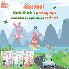 Thực phẩm bổ sung bánh gạo ăn dặm hữu cơ cho bé Nobi Nobi các vị 40g dành cho bé từ 6 tháng tuổi trở lên