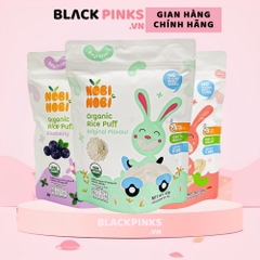 Thực phẩm bổ sung bánh gạo ăn dặm hữu cơ cho bé Nobi Nobi các vị 40g dành cho bé từ 6 tháng tuổi trở lên