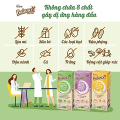 Sữa gạo trắng/gạo tím hữu cơ không đường/hương vani 4Care Balance 180ml