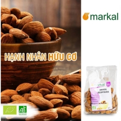 Hạt hạnh nhân/hạt mè vàng hữu cơ đã tách vỏ cứng Markal 250g