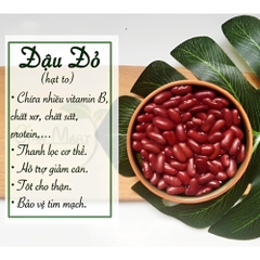 Kiều mạch cán dẹt/đậu lăng đỏ cam san hô/đậu hà lan/đậu đỏ azuki/đậu nành/ nguyên hạt/đậu xanh hữu cơ Markal 500g