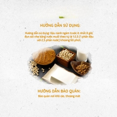 Kiều mạch cán dẹt/đậu lăng đỏ cam san hô/đậu hà lan/đậu đỏ azuki/đậu nành/ nguyên hạt/đậu xanh hữu cơ Markal 500g