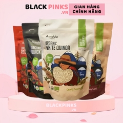 Hạt diêm mạch quinoa trắng/đỏ/đen/3 màu hữu cơ Amavie Foods 500g