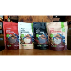 Hạt diêm mạch quinoa trắng/đỏ/đen/3 màu hữu cơ Amavie Foods 500g