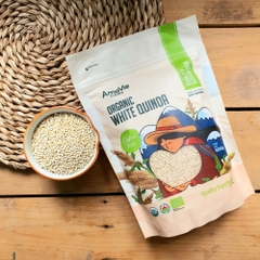 Hạt diêm mạch quinoa trắng/đỏ/đen/3 màu hữu cơ Amavie Foods 500g