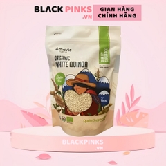 Hạt diêm mạch quinoa trắng/đỏ/đen/3 màu hữu cơ Amavie Foods 500g
