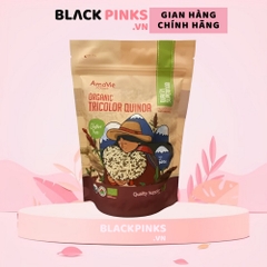 Hạt diêm mạch quinoa trắng/đỏ/đen/3 màu hữu cơ Amavie Foods 500g