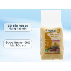 Bột bắp hữu cơ hạt mịn Markal 500g