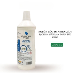 Tẩy rửa đa năng nhiều bề mặt hữu cơ Harmonie Verte 1 lít