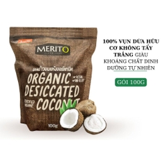 Vụn dừa hữu cơ MeritO 100g
