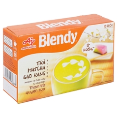 Trà matcha gạo rang Blendy hộp 160g (10 gói x 16g)