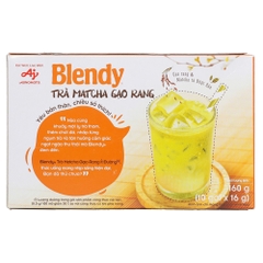 Trà matcha gạo rang Blendy hộp 160g (10 gói x 16g)