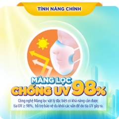 Khẩu trang Unicharm UV Mask bảo vệ da gói 5 cái