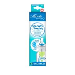 Bình sữa cho trẻ sứt môi hở hàm ếch Dr Brown's 120ml