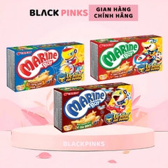 Bánh cá Marine Boy vị rong biển tuyết xanh/tôm nướng môi đỏ/gà BBQ hộp 35g