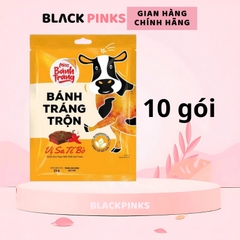 Combo 10 gói Miss Bánh Tráng Trộn Vina Snack gà quay/phô mai/chanh sả/rong biển/sa tếtôm/bò/ 20-23g