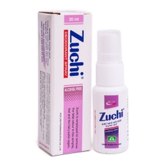 Xịt khử mùi mồ hôi Zuchi original/thảo dược/không cồn chai 20ml