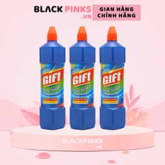 Thùng 12 chai nước tẩy nhà tắm Gift đậm đặc siêu sạch chai 900ml