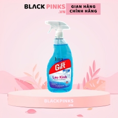 Thùng 24 chai nước lau kính Gift sắc biển tươi mát chai 540ml